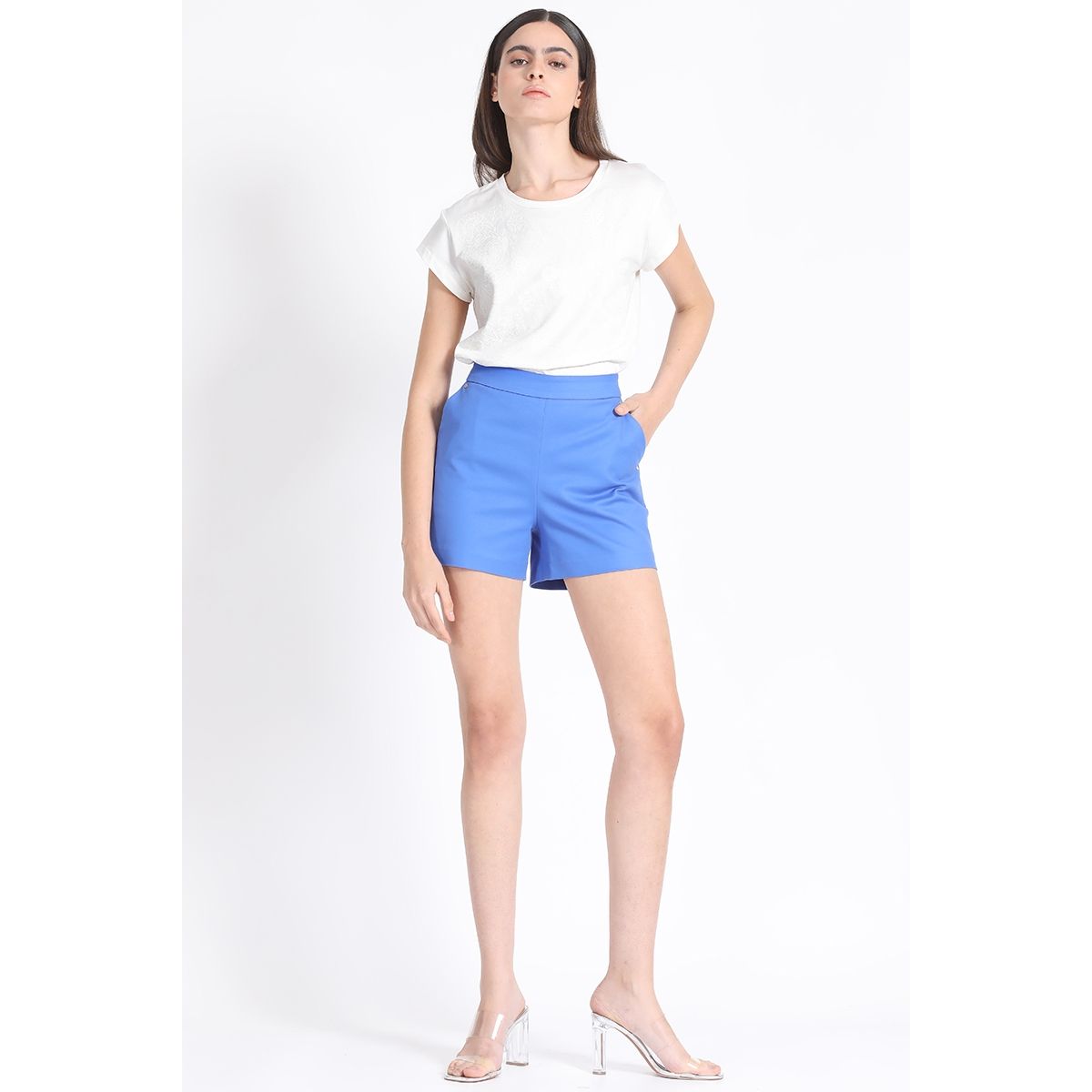 LIOLA - Short Gabardina Falla Oceano Liola