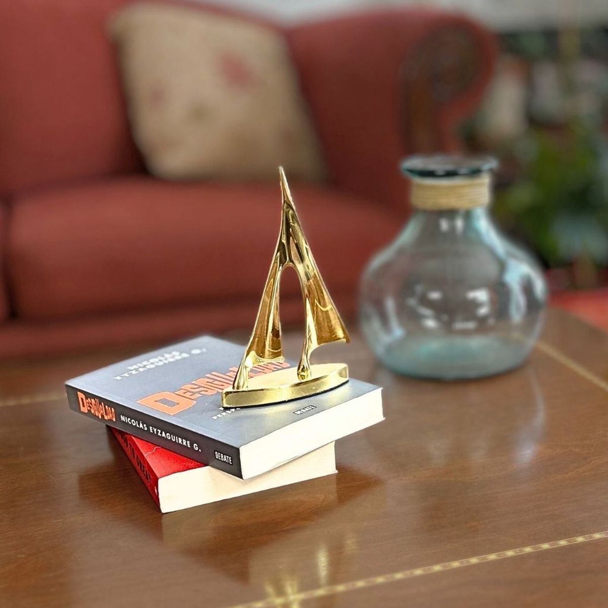 BOHEMIK - Bohemik Velero Dorado Metálico 20,8 Cm Decoración