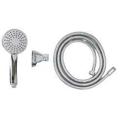 GENERICO - Set Juego De Ducha Mango Y Flexible De 1.5 Metros Baño