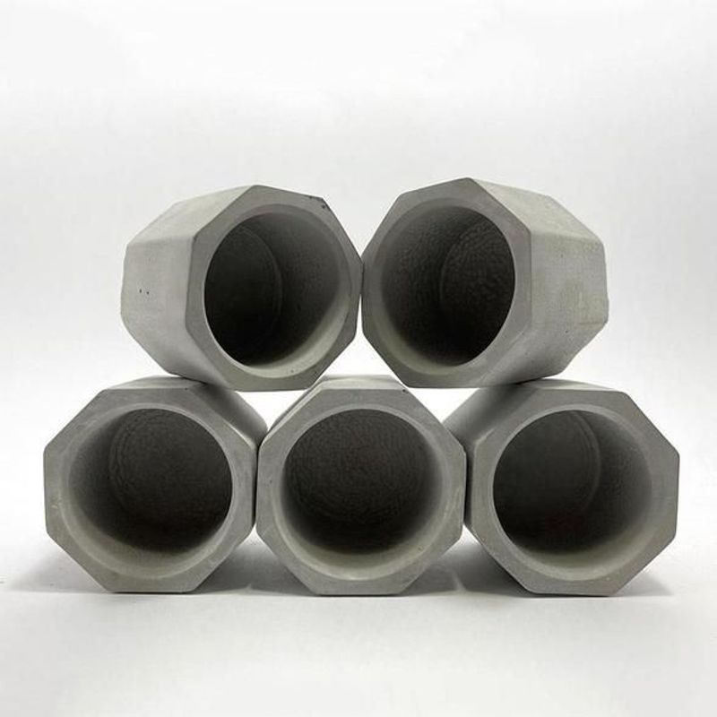 GENERICO - Mini Macetero de Yeso Hexagonal 10u