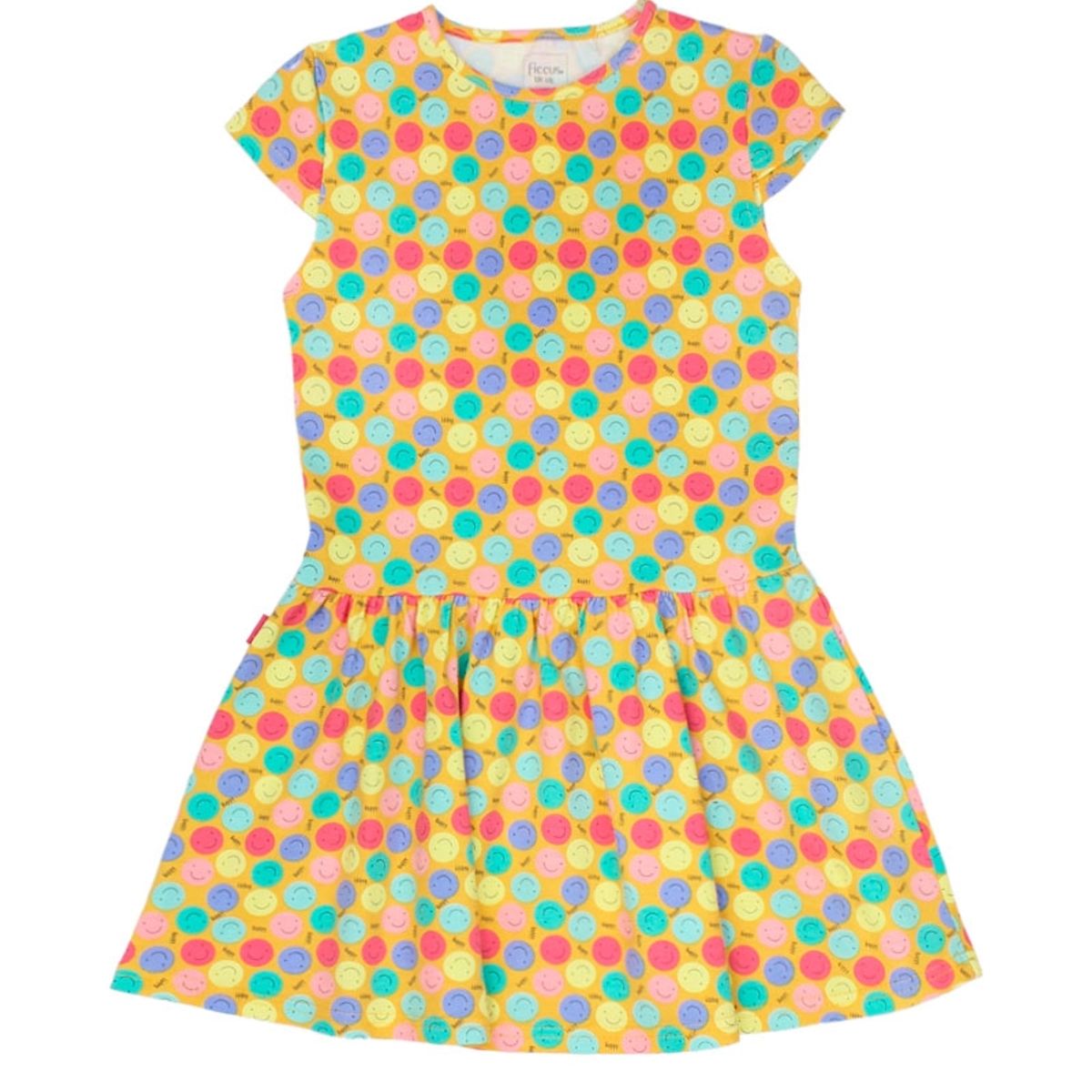 FICCUS - Vestido Kids Niña Day To Day Naranjo