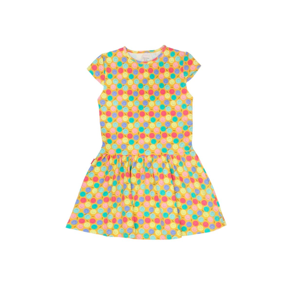 FICCUS - Vestido Kids Niña Day To Day Naranjo