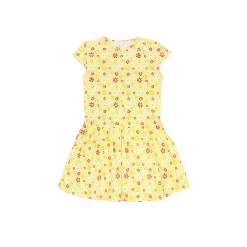 FICCUS - Vestido Kids Niña Day To Day Amarillo
