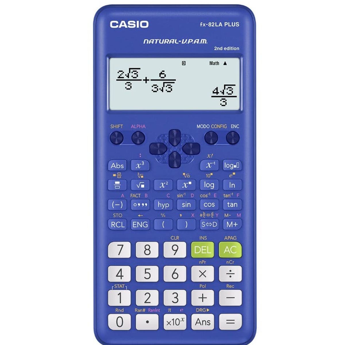CASIO - CALCULADORA CIENTIFICA CASIO FX-82LAPLUS-BU AZUL