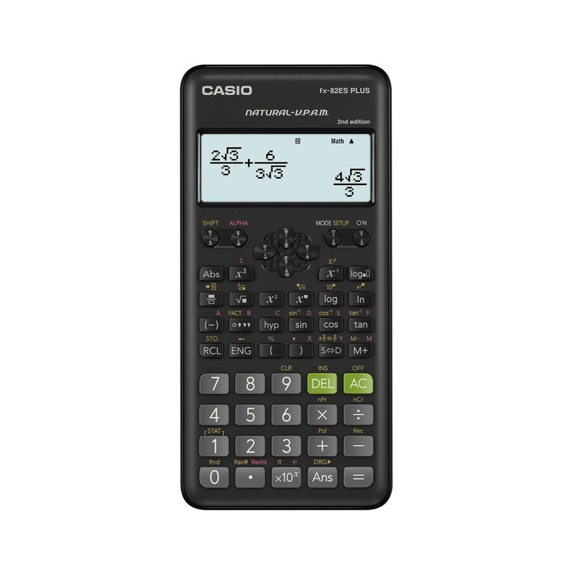 CASIO - CALCULADORA CIENTIFICA CASIO FX-82ES PLUS NEGRA