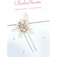 DULCENOVIA - Tocado de novia Pin para el cabello Alegría