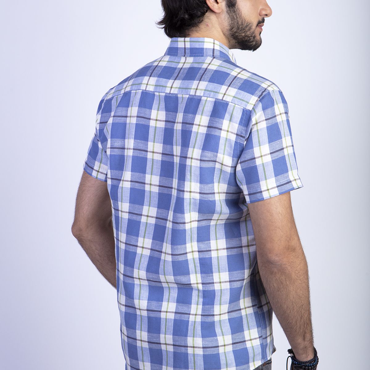 FEROUCH - Camisa Checkered Morgan F Azul Ferouch