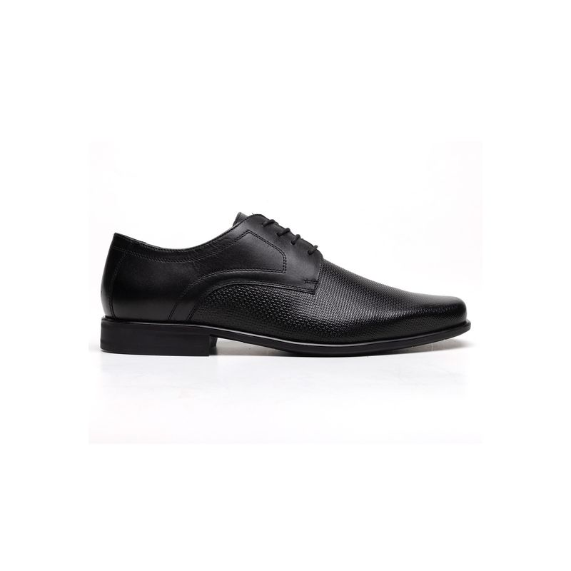FLEXI - Zapato Hombre Cuero Salamanca Negro Flexi