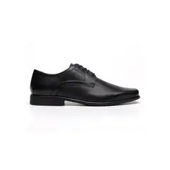 FLEXI - Zapato Hombre Cuero Salamanca Negro