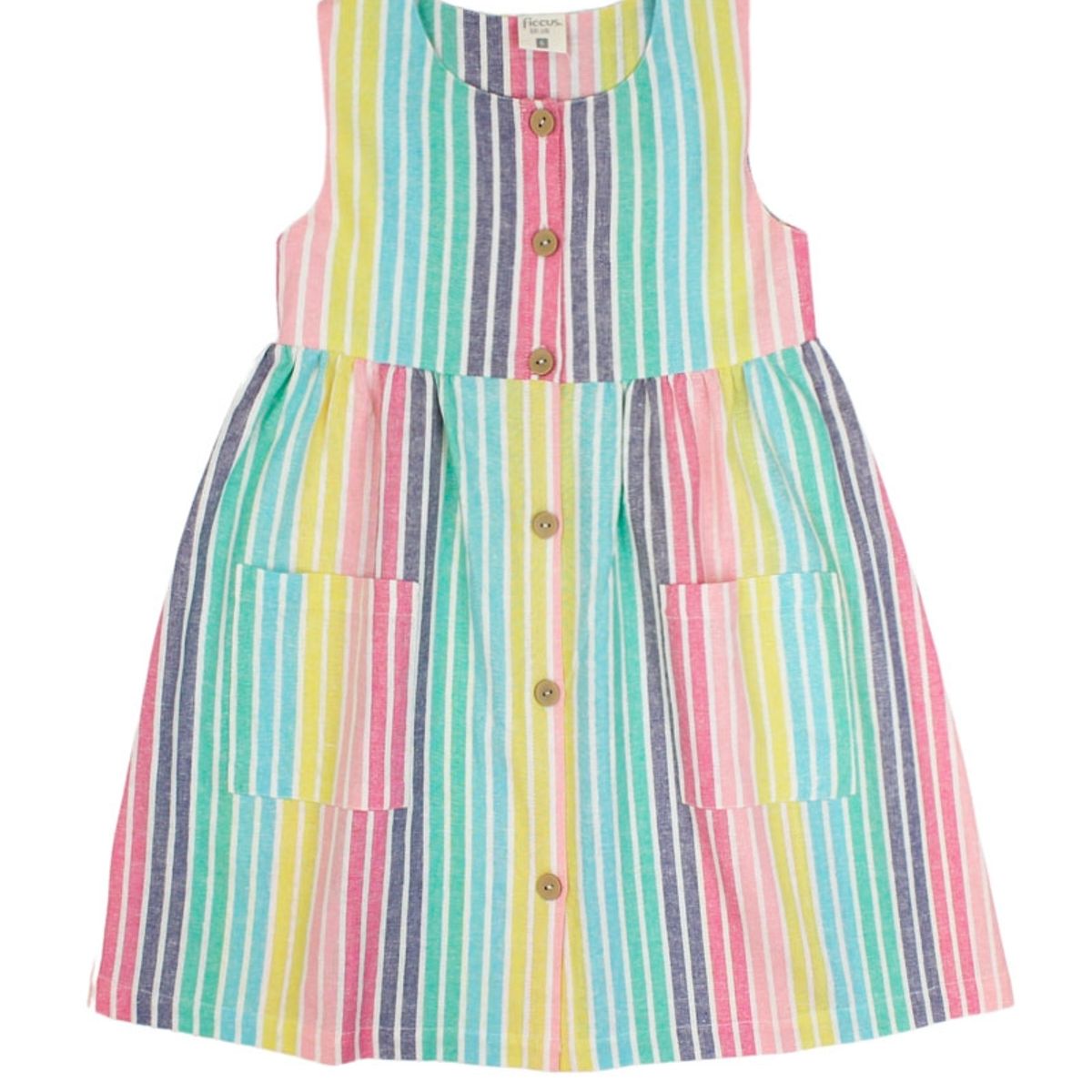 FICCUS - Vestido Kids Niña Go Rosa