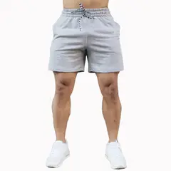 ADEMAN - Short Essential Gray Algodon