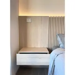 ARQ HOME - Set de 2 Velador Flotante Amalfi 58x35x20 cm