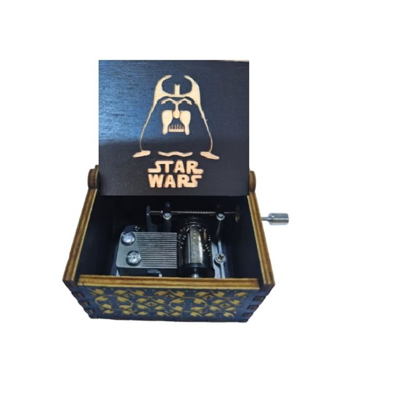 GENERICO - CAJA MUSICAL STAR WARS DARTH VADER NEGRA
