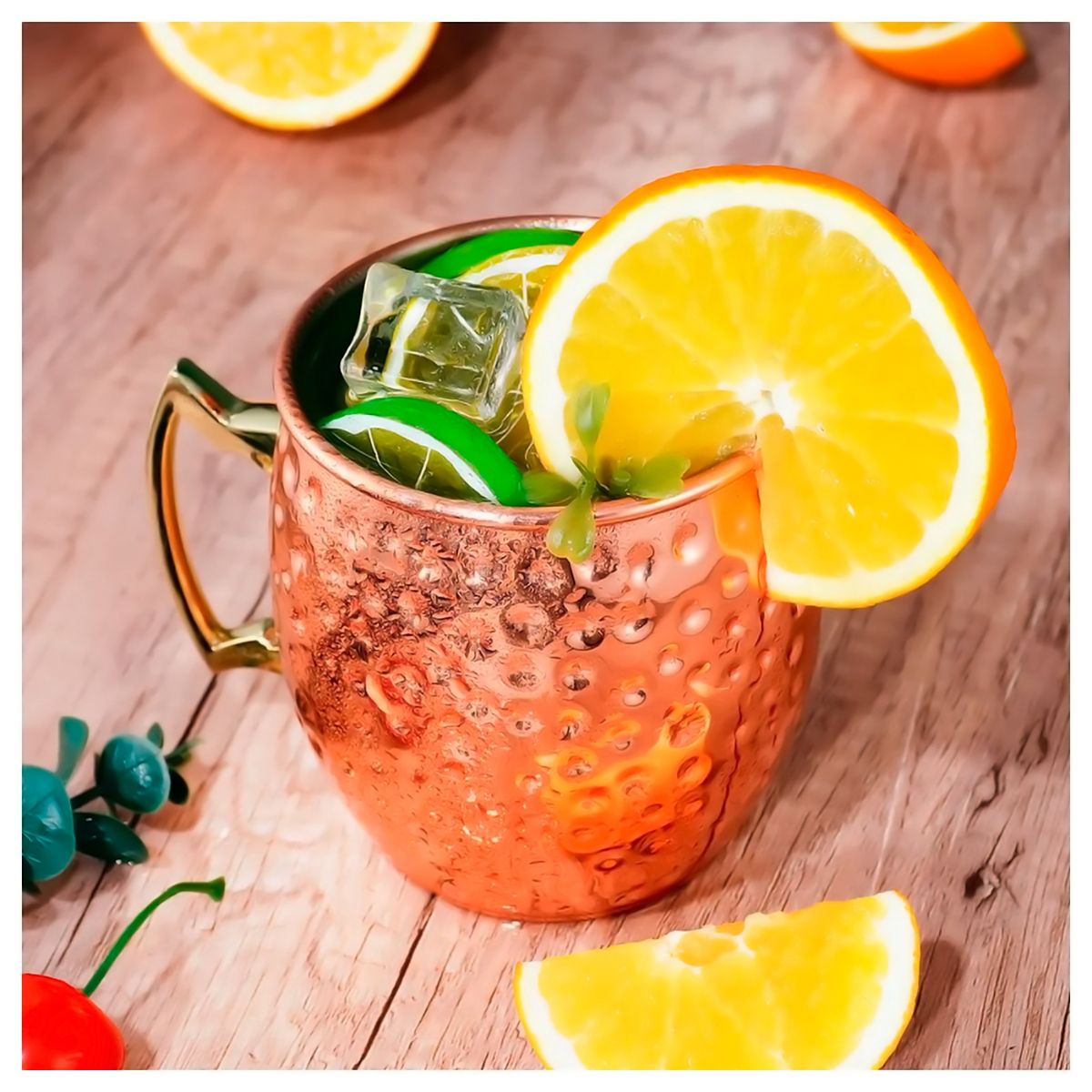 GENERICO - Pack 2 Mugs De Cobre Vasos Tragos Moscow Mule Mojito Bar