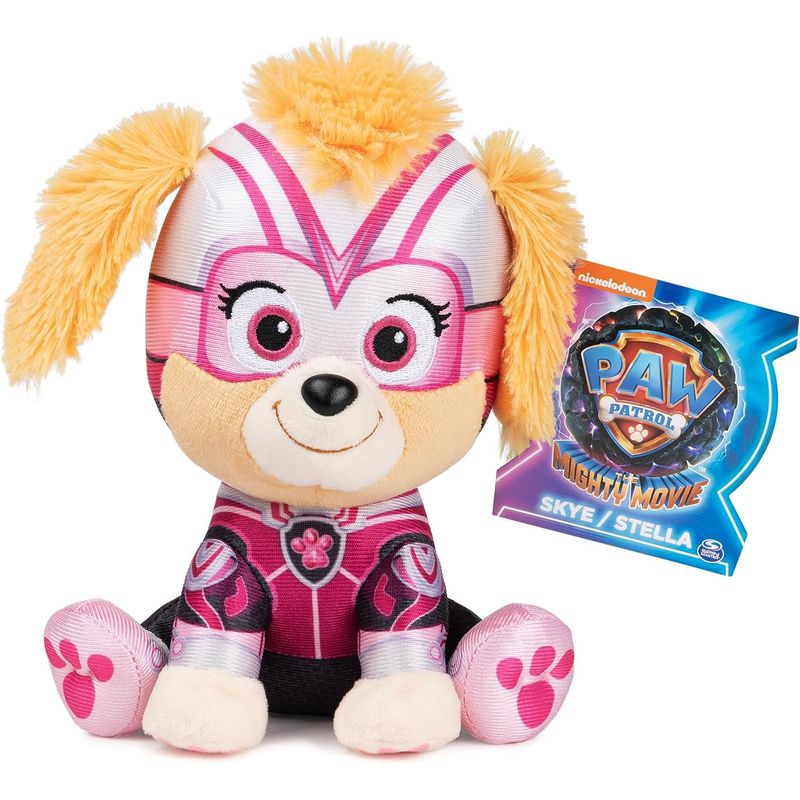 PAW PATROL - Peluche Paw Patrol 17 Cm Skye - Mighty Movie