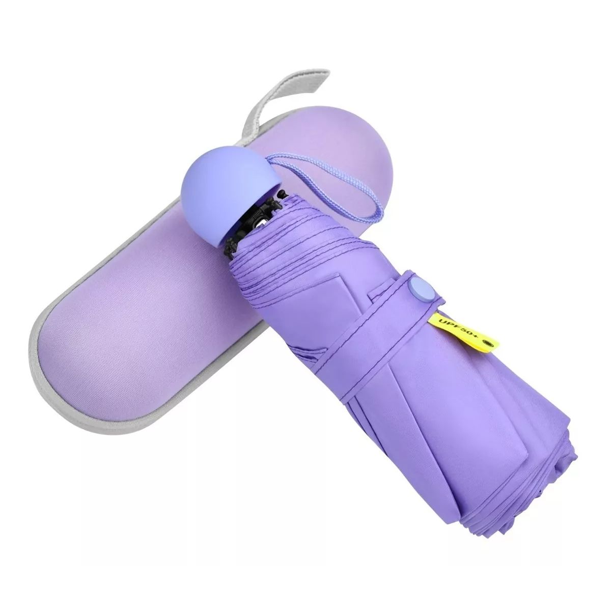 AIZO - Violeta 8 Huesos Paraguas Mini Sombrilla De Bolsillo