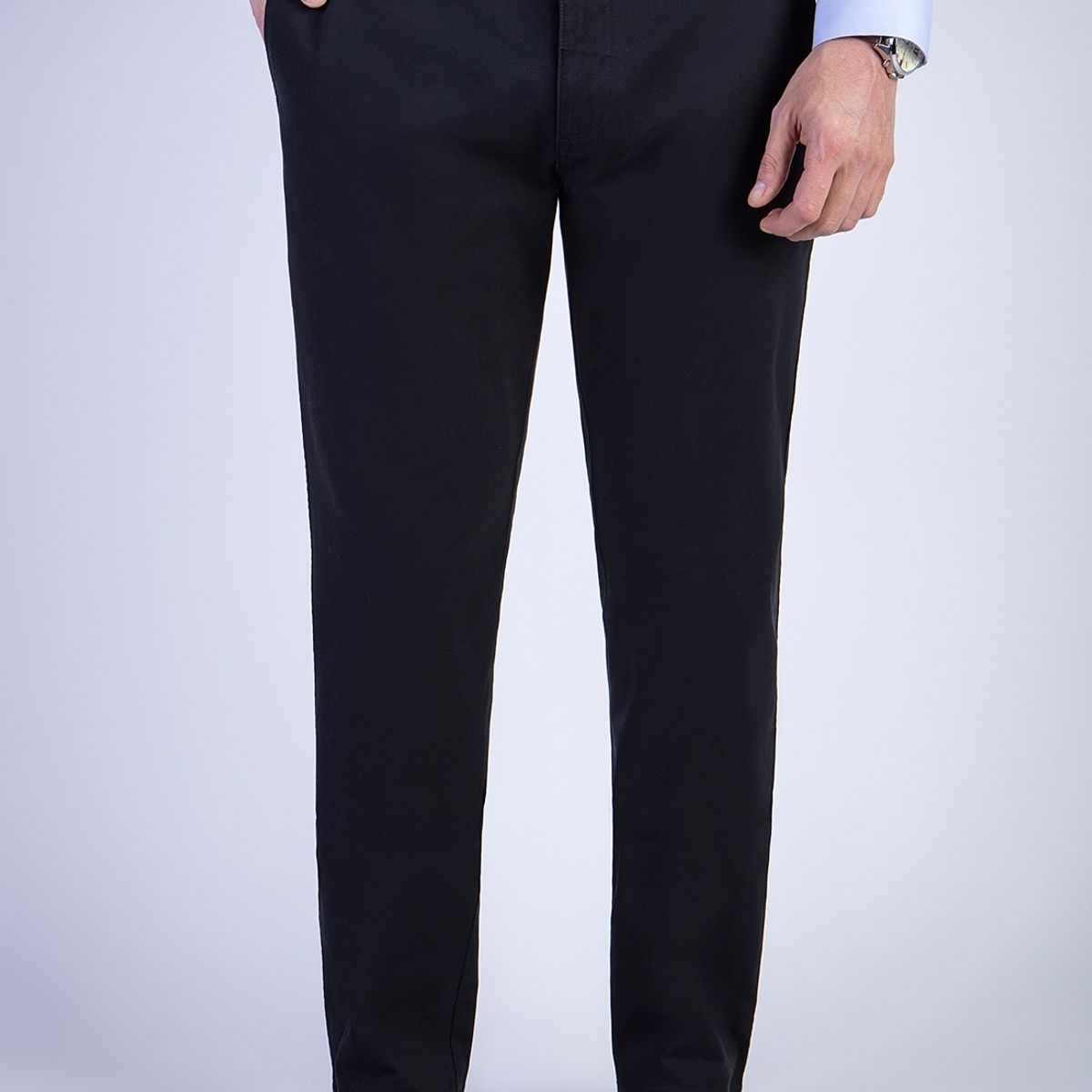 FEROUCH - Pantalon Twill Regular L/31 Negro Ferouch