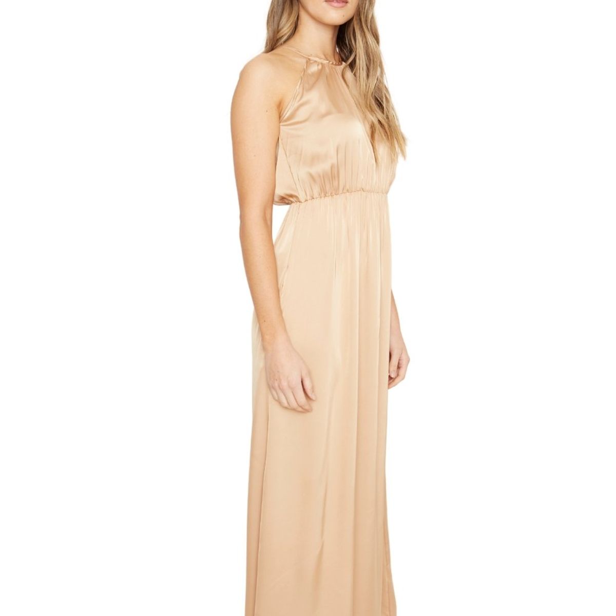 JACINTA TIENDA - Vestido Renata satin dorado Jacinta Tienda