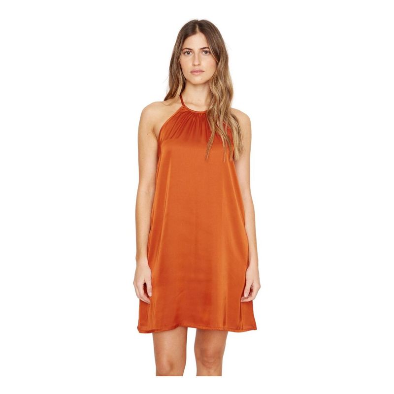 JACINTA TIENDA - Vestido Rena satin cobre Jacinta Tienda