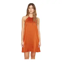 JACINTA TIENDA - Vestido Rena satin cobre