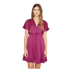 JACINTA TIENDA - Vestido Luci satin uva
