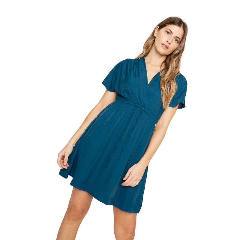 JACINTA TIENDA - Vestido Luci petróleo Jacinta Tienda