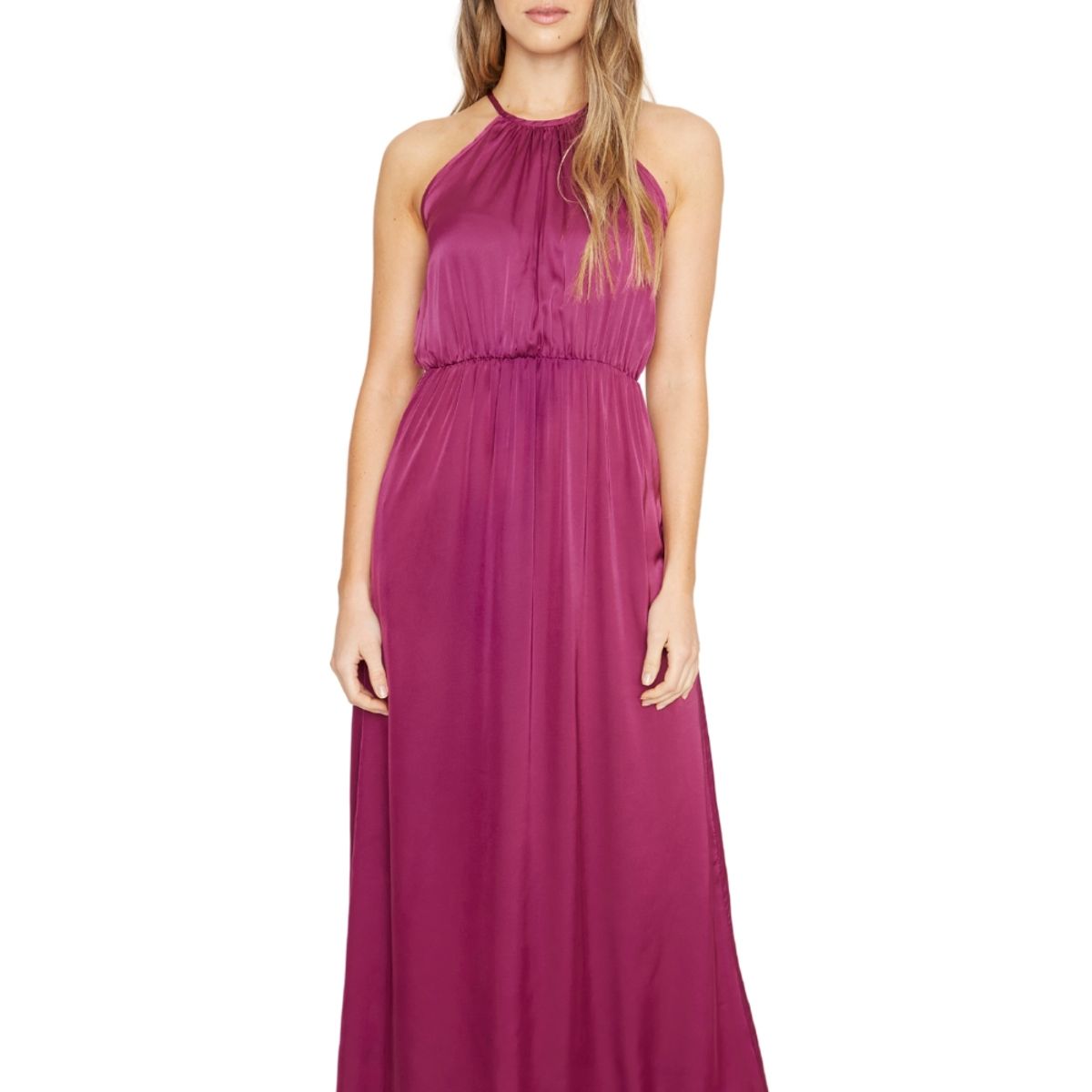 JACINTA TIENDA - Vestido Renata satin uva Jacinta Tienda