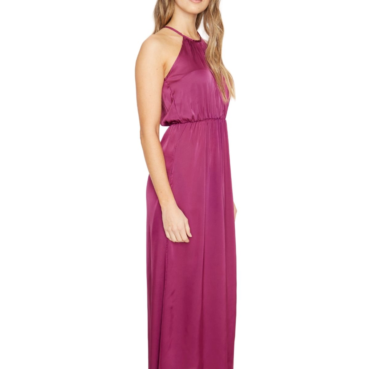 JACINTA TIENDA - Vestido Renata satin uva Jacinta Tienda