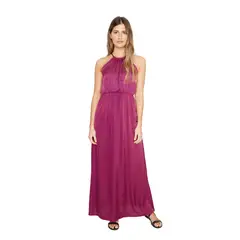 JACINTA TIENDA - Vestido Renata satin uva