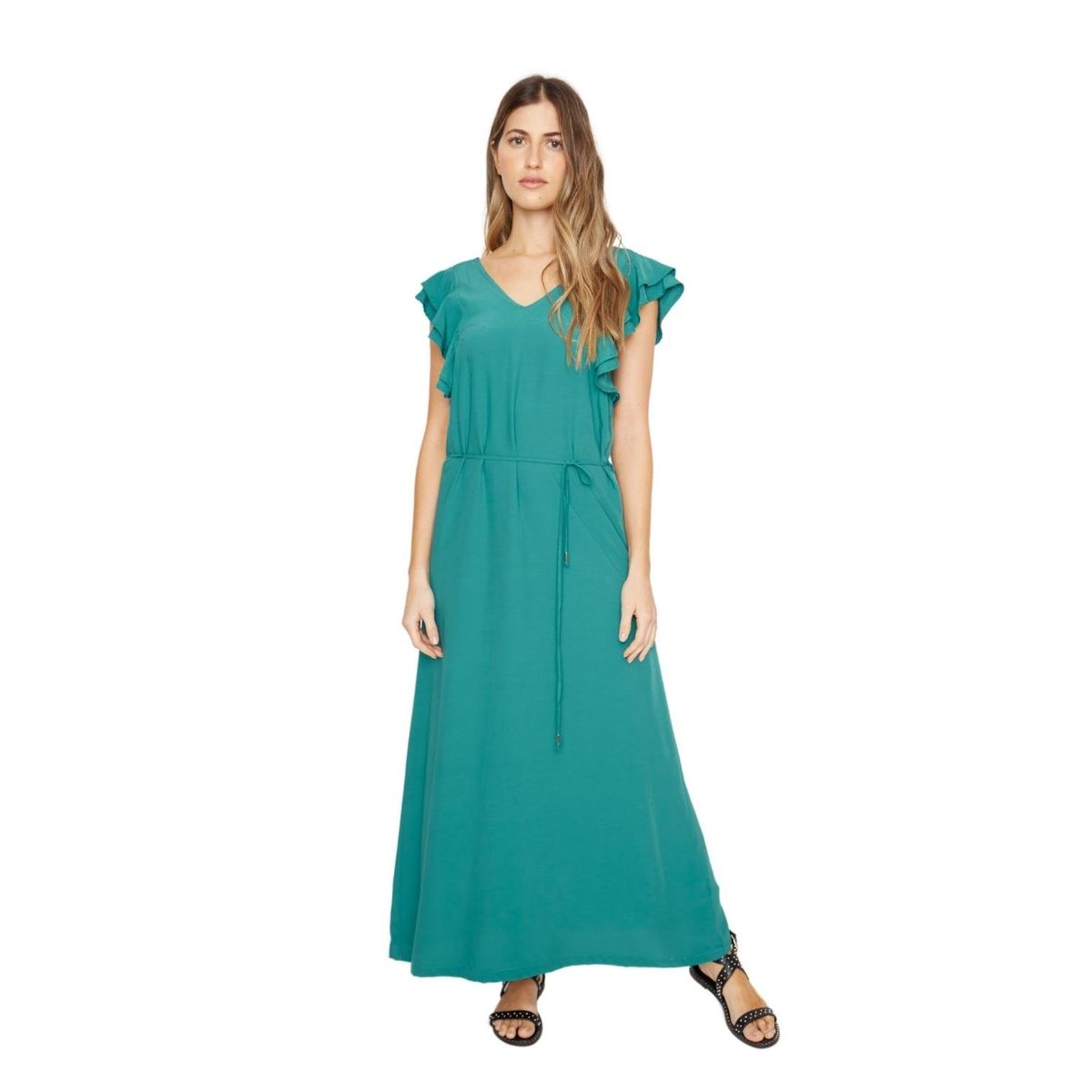 JACINTA TIENDA - Vestido Zuzu petróleo Jacinta Tienda