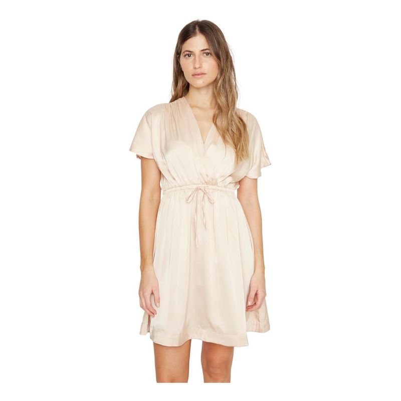 JACINTA TIENDA - Vestido Luci satin dorado Jacinta Tienda