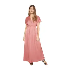 JACINTA TIENDA - Vestido Lucila satin cobre