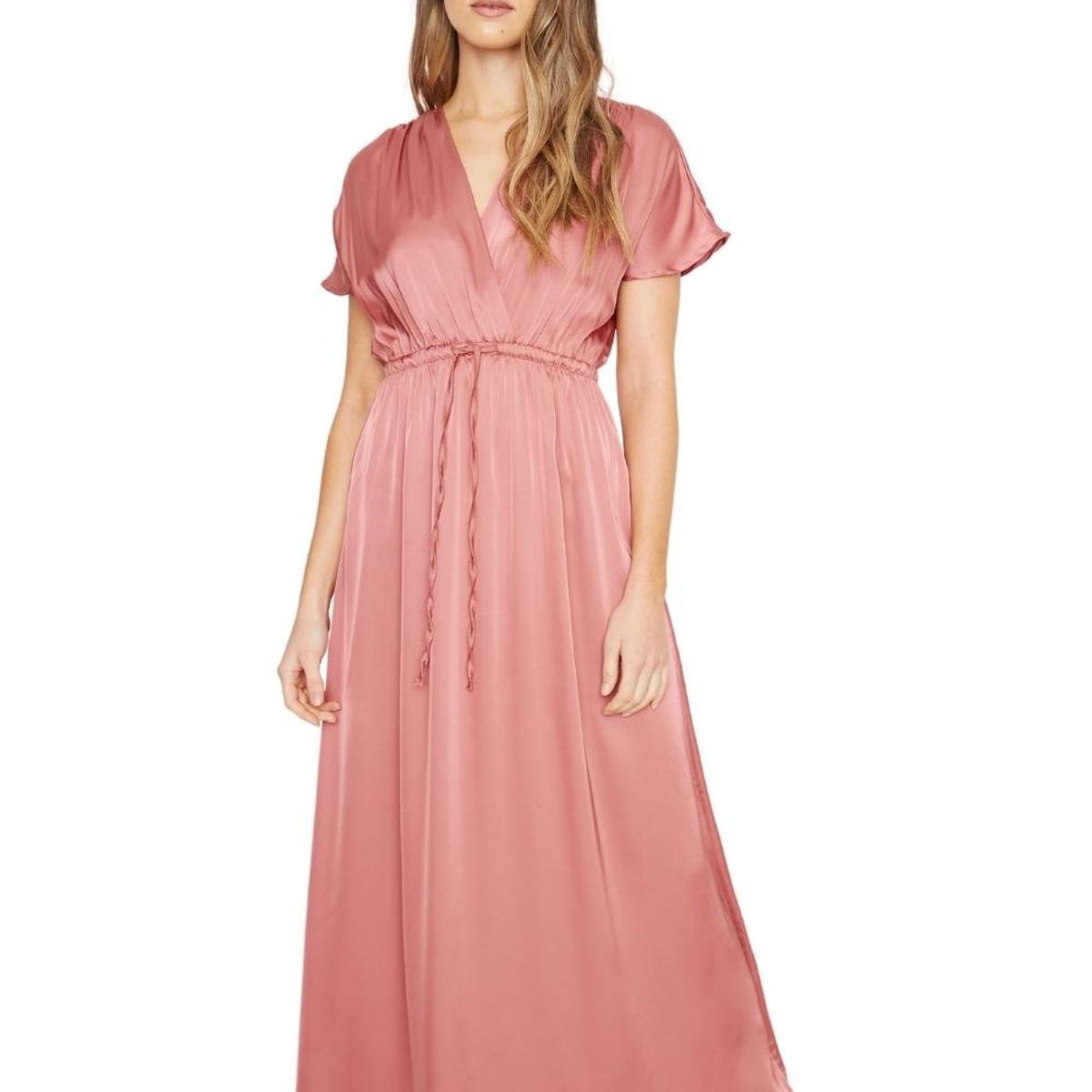 JACINTA TIENDA - Vestido Lucila satin cobre Jacinta Tienda