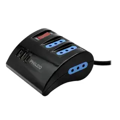 PHILCO - Alargador Extensión Escritorio Usb C Negro - SC