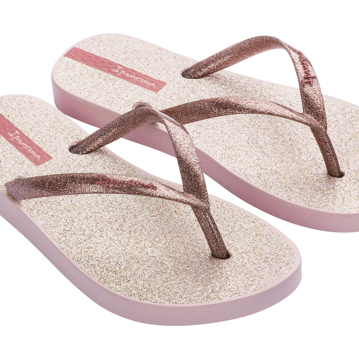 IPANEMA - Sandalia Glitter Kids Rosa Claro Ipanema