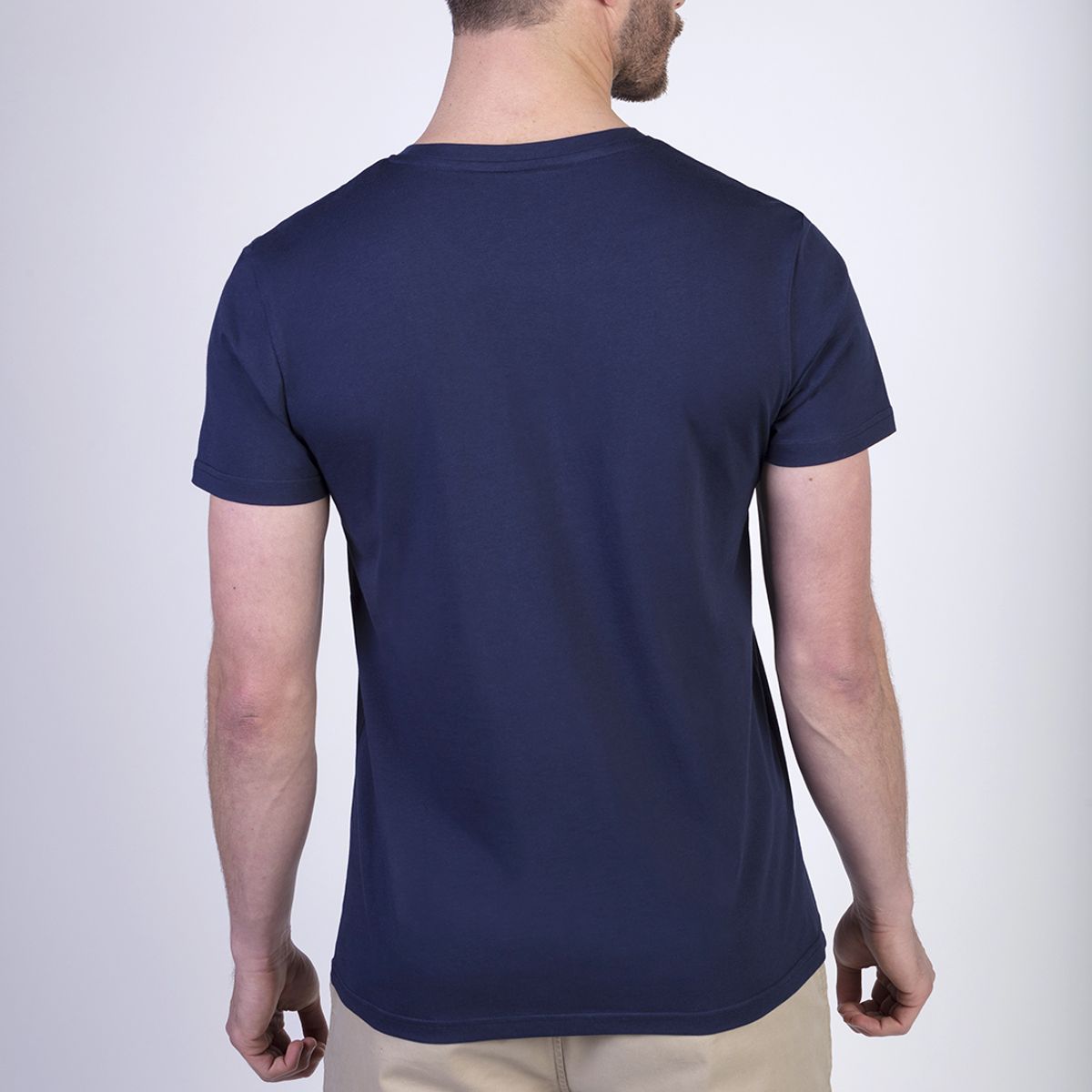 NEW MAN - Polera Golf Azul New Man