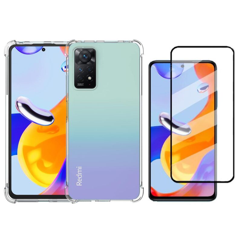 GENERICO - Carcasa Anishock Para Xiaomi Redmi Note 11 Pro + Lamina Completa