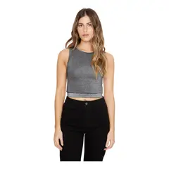 JACINTA TIENDA - Polera Fer glitter negra Jacinta Tienda_.