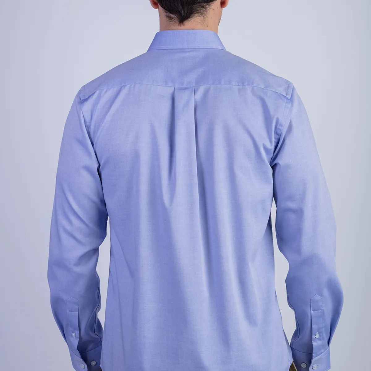 FEROUCH - Camisa Smart Casual Oxford Azul Ferouch