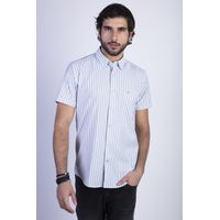 Camisa Listada Lancaster F Verde