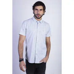FEROUCH - Camisa Listada Lancaster F Verde