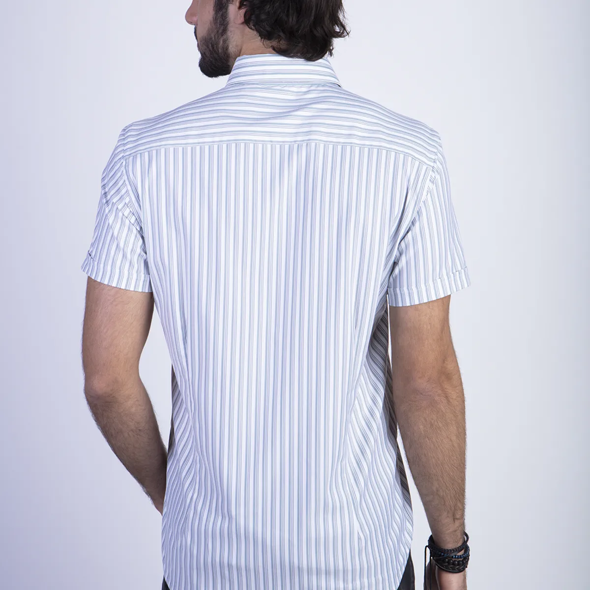 FEROUCH - Camisa Listada Lancaster F Verde Ferouch