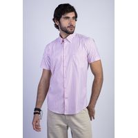 Camisa Listada Lancaster F Rojo