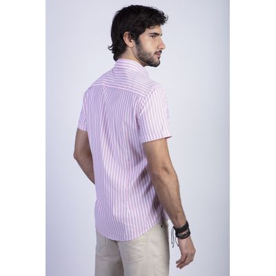 Imagen 2 del producto Camisa Listada Lancaster F Rojo