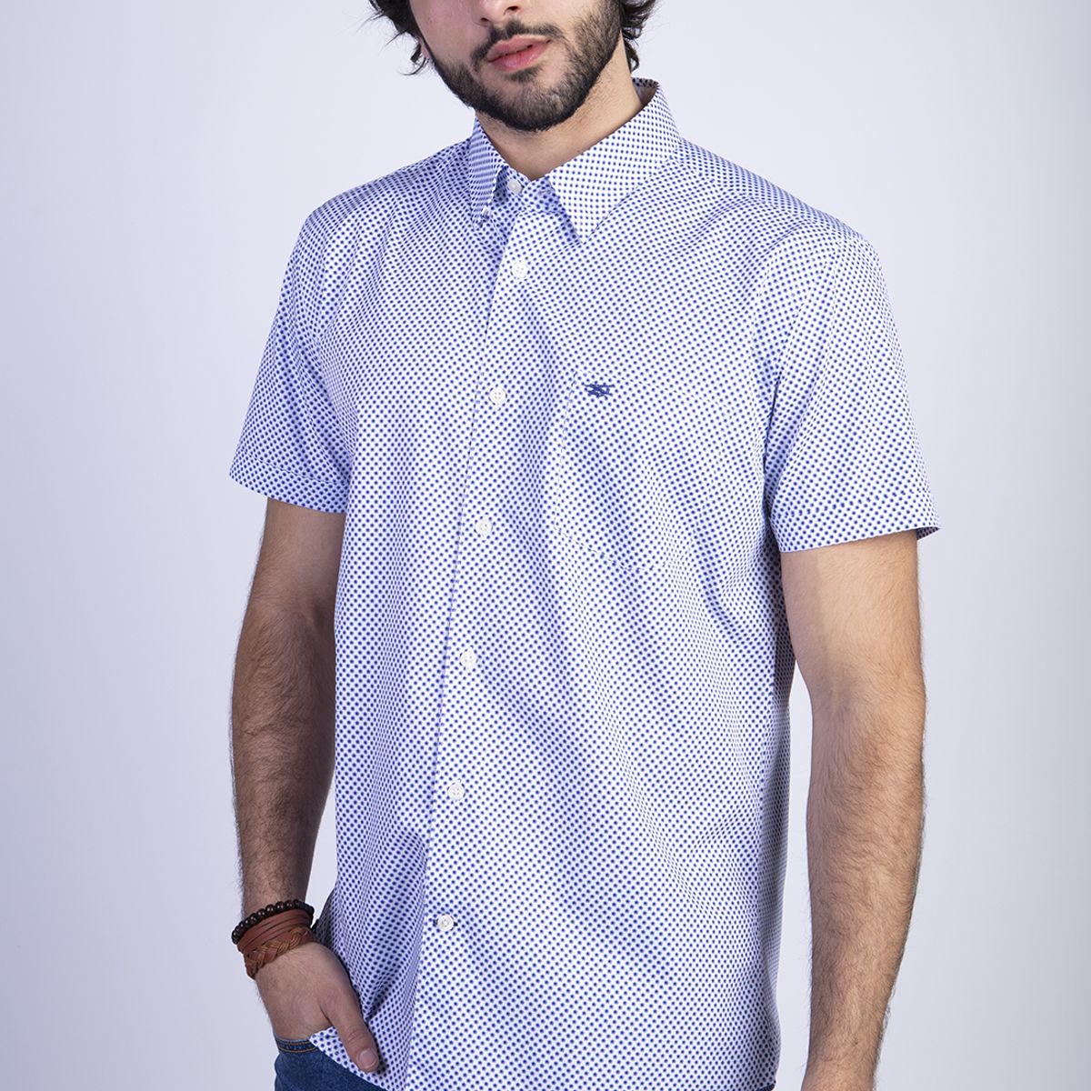 FEROUCH - Camisa Estampada Toronto F Blanco Ferouch
