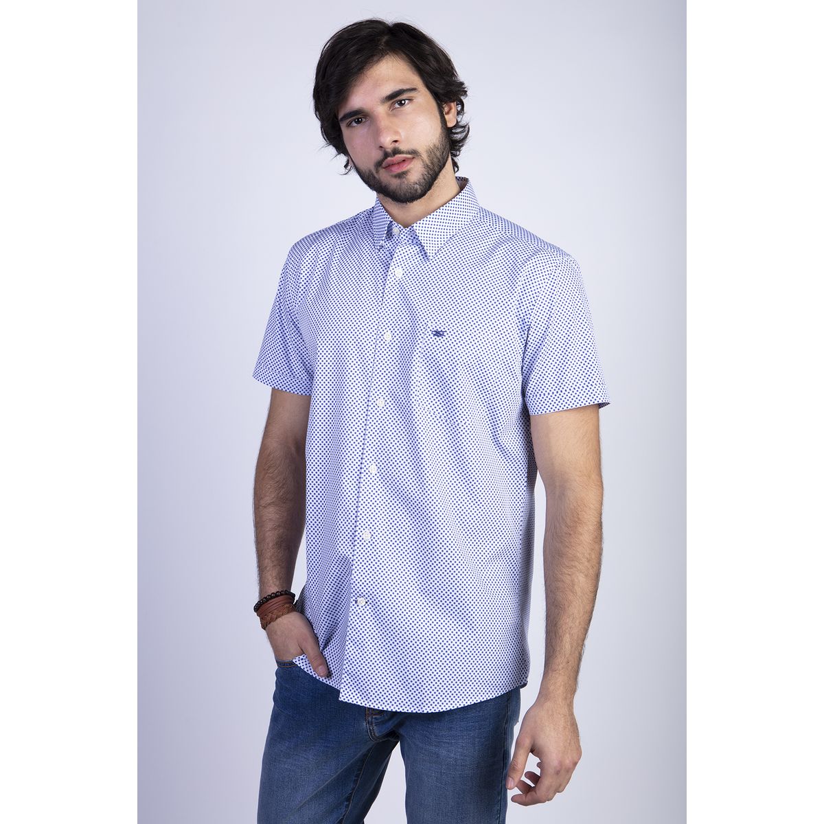 FEROUCH - Camisa Estampada Toronto F Blanco Ferouch