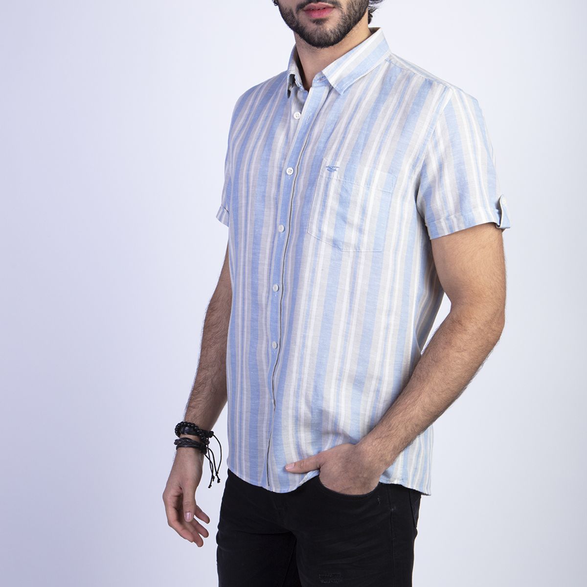 FEROUCH - Camisa Listada St. Louis F Celeste Ferouch