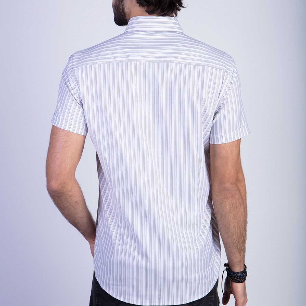 FEROUCH - Camisa Listada Lancaster F Beige Ferouch