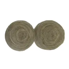 GENERICO - Set de vellón Fieltro Lana 100 grs Gris + agujas S M L.