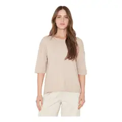 JACINTA TIENDA - Chaleco Sol crudo